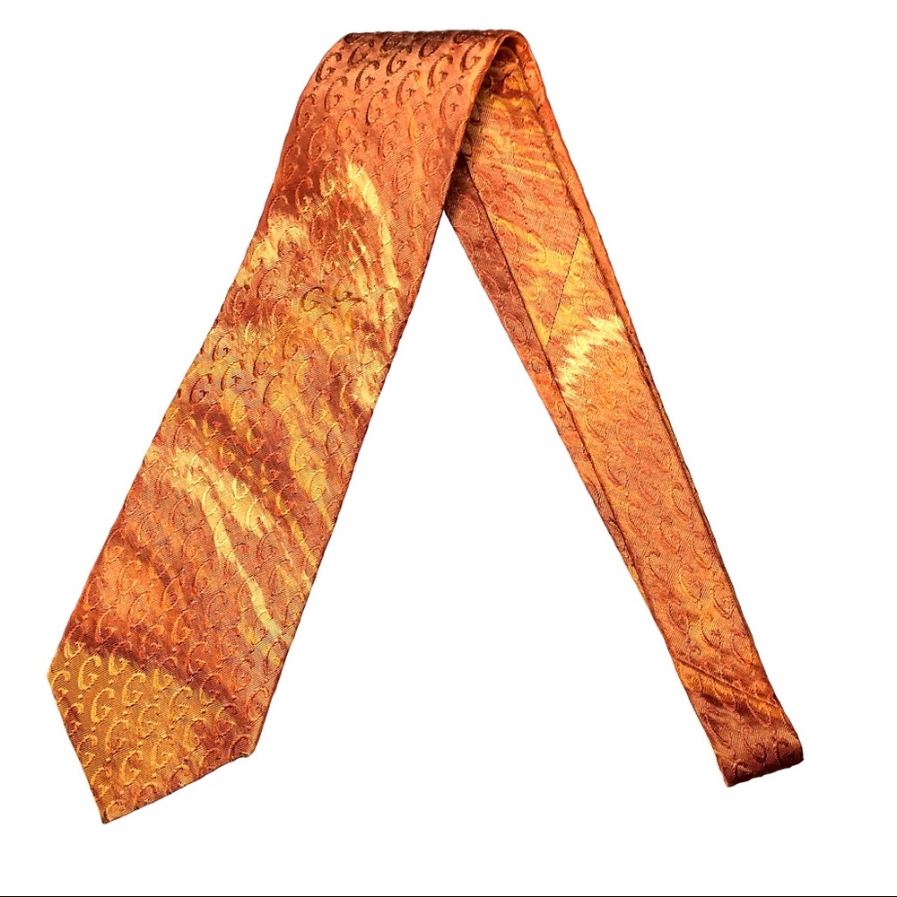 SOLD Gucci Jacquard G All Over Silk Tie RARE - Picture 4 of 6